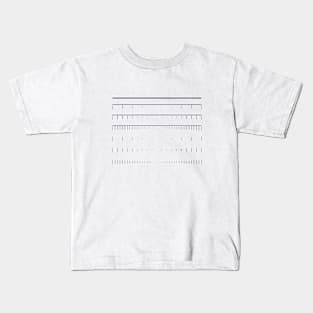 Heartbeats Sound beats Kids T-Shirt